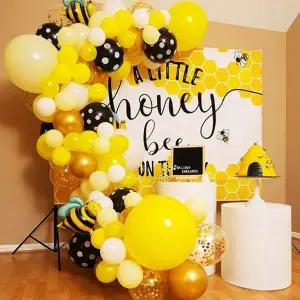 해피벌스데이 벌꿀풍선 이벤트장식 세트 행사 풍선