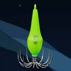 쭈꾸미 낚시 바늘 오징어 에기 채비 바늘 형광 12호