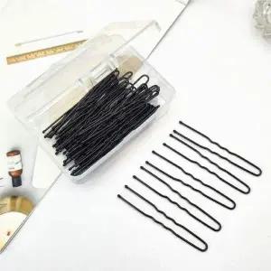 U자형 헤어실핀 50P 케이스 포함