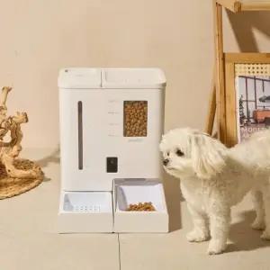 넥스트유 179PET 펫지니 강아지 고양이 CCTV 홈캠 앱제어 듀얼 자동 급식기 급수기