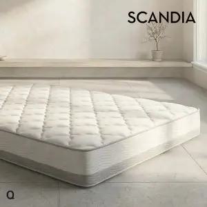 [스칸디아]양모 라텍스 7존 독립스프링 매트리스(퀸)