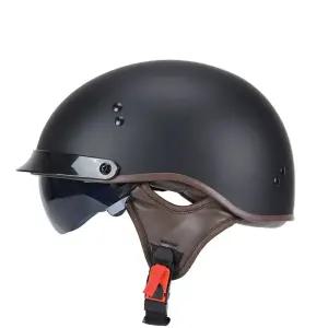 반모 오토바이여름헬멧 레트로 클래식바이크 할리헬멧