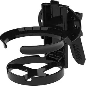 모빌리티 컵 홀더 - 휠체어용 휴대용 음료 워커 롤레이터 운송 의자 또는 스쿠터와 호환 설치 탈착 조절 및