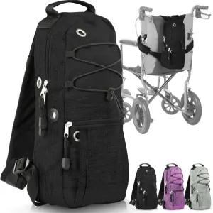 바이브 산소 탱크 홀더 백 - 휠체어 및 워커용 휴대용 실린더 백팩 어깨 롤레이터 스쿠터 여행용 조절