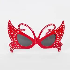 나비 큐빅 안경 레드 선글라스 생일 파티용품 할로윈