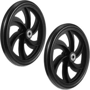 데이터널리 2세트 워커용 교체용 휠체어 바퀴 7.5인치 앞바퀴 유모차 캐스터 롤러 액세서리용 미끄럼 방지