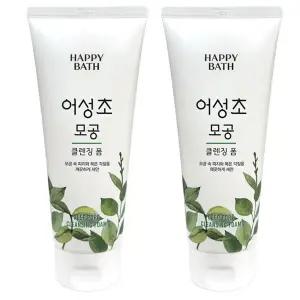해피바스 어성초 모공 클렌징 폼 200ml 2개