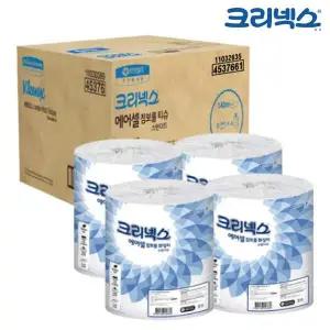 [RIZPICK]스탠다드140 4개 에어셀 (총12롤) 화장지 x (3롤) 크리넥스 점보롤