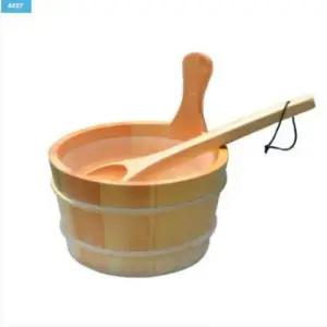 목욕 바구니 나무 통 양동이 히노끼 탕 샤워 찜질방 온천 우드 바가지