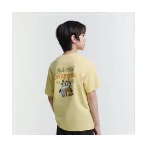 내셔널지오그래픽 키즈 K252UTS931 미니미 트래블 반팔 YELLOW 959619