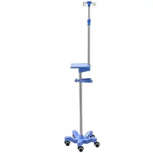 링겔 거치대 이동식 폴대 스탠드 수액 스텐 입원실 블루 B형