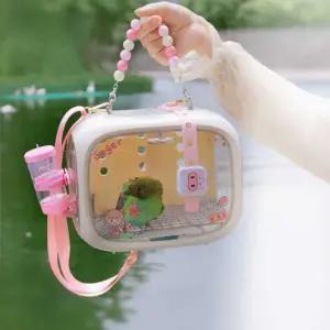 앵무새 외출 이동장 휴대용 야외 새집 소형 가방 케이지