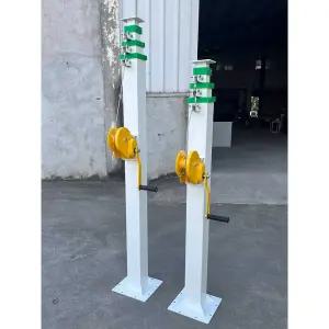 높이 조절 줌대 로드 부속품 부속품 수동 리프팅 폴대