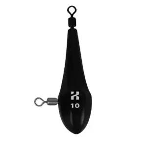 카즈미 무게추 바다 낚시 채비 다운샷 봉돌 블랙 10호