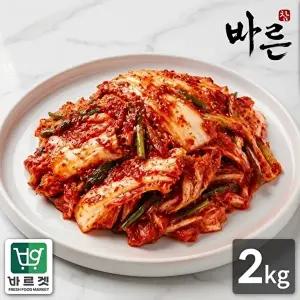 [씨유웰]참바른김치 프리미엄 국내산 알배기 겉절이 김치 2kg 바르겟