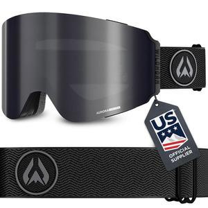 와일드혼 로카 프로 스키 고글 남성, 초광각 FOV 185 스노보드 고글, 김서림 방지 / 스크래치 100% 자외선 차단