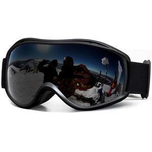 AVV 스키 고글 자외선 차단, 김서림 방지 스노보드 남성용 스노우고글 OTG