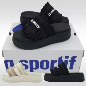 르꼬끄 슬리퍼 여성 키높이 데일리 러플 캐주얼 슬라이드 QR222WSD41