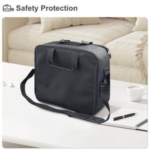 TouYinger Q12 시리즈 프로젝터 보관 가방 파우치은 대부분의 대형   블랙