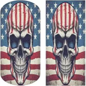 스컬 퍼튼 스케이트보드 그립 테이프 시트 스쿠터 데크 샌드 페이퍼 9인치 x 33인치