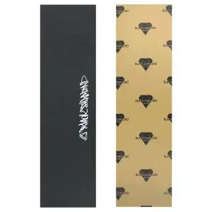 스케이트보드 그립 테이프의 블랙 다이아몬드 시트 9인치 x 33인치(블랙/화이트)