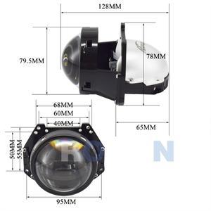 Ronan 3.0 Bi LED 프로젝터 렌즈 헤드 라이트 3R G5 90W D19T 6000LUX 컬러 공용 차량용 라이트 개조 링