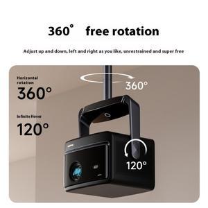 Yinzam 프로젝터 액세서리 Dangbei X5SX5SProX5S MaxX5S Plus360용 천장 브래킷 ° 무한 회전 홈시어터