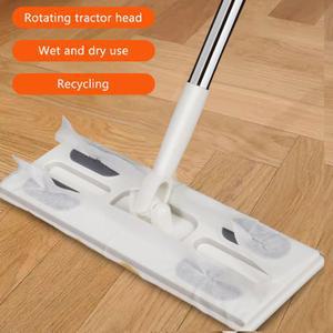 정전기 플랫 걸레 회전식 정전기 먼지 제거 종이 걸레 일회용 무 세척 걸레 종이 가정용 바닥 청소