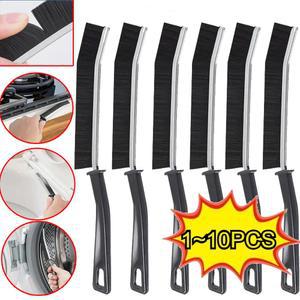 1 10pcs 하드 브리 슬 틈새 청소 브러시 얇은 간격 청소 브러시 작은 청소 그라우트 브러시 주방 브러시 청소 도구