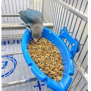 걸이식 앵무새 욕조 식기 목욕통 먹이통 사료통