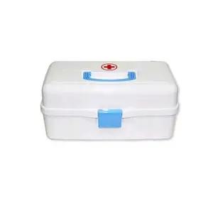 대형상자 사무실 학교 가정용 약상자 구급박스 박스 용구급 어린이집 다용도 손잡이 계단식 위생 구급함