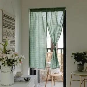 바란스 커튼 가리개 주방 문 가림막 입구 통로 미니커튼