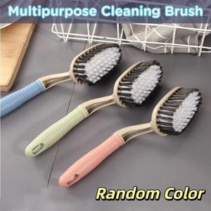 긴 손잡이 청소 브러시 신상 가정용 청소 고무 그립 다목적 변기 브러시