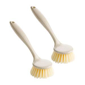 2pcs 냄비 브러시 식기 세척 브러시 긴 손잡이 냄비 브러시 청소 식기 세척 브러시 주방 브러시 주방 청소 팬 도구