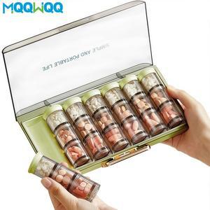 알약 정리함 하루 3회, 21개 칸이 있는 일일 상자 용기, 대형 주간 약 7일 - 비타민, 생선 기름