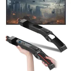 닌텐도 스위치2용 탈착식 버트스톡이 있는 핸드 그립 건 컨트롤러 사냥 게임 건