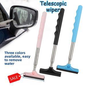 미러 물 제거 미니 자동차 청소 도구 자동차 후방 거울 와이퍼 텔레스코픽 윈드실드 와이퍼 스크래퍼 자동차 유리용