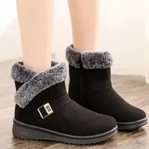 [라일리] Rly 부츠 겨울 방한 숏 여성 털 따뜻한 지퍼