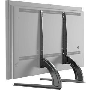 32~75인치 스크린 TV용 범용 테이블 탑 스탠드 마운트 베이스 3레벨 높이 조절 가능 다리 최대 VESA 600x40