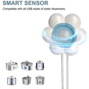 고양이 분수 센서 PIR 모션 애완 동물 민감한 스위치 180 ° USB 인터페이스를 갖춘 정수기의 범위