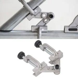 호환  이중 핸들 파이프 클램프 알루미늄 다이캐스팅 10-180    목공 도구용 퀵 릴리스 직각 코너 클램프