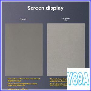 GO-72인치 와이드 16:9 휴대용 프로젝터 스크린 가정 사무실 및 야외 영화관 체험에 적합