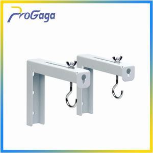 ProGaga 프로젝터 스크린 장착 후크 스탠드 L 브래킷 벽걸이 마운트 키트 조정 가능한 익스텐션 나사 영화