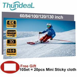 프로젝터 스크린 패브릭 60 84 100 인치 XGIMI Xiaomi DLP 커튼 용 반사