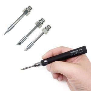 8W-30W 배터리 철용 1pc 분리형 납땜 인두 팁 Usb 전원 510 스레드 인터페이스 액세서리