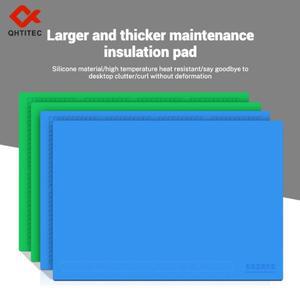 ESD 단열 납땜 작업 매트 실리콘 절연 패드 고온 저항 용접기 자석이 있습니다.