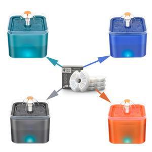 자동 애완동물 정수기 필터 요소 스마트 고양이 및 개 급식기 활성탄 Lonic 수지 칩 면