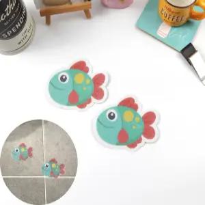 유아안전 미끄럼방지테이프 캐릭터패드 바닥보호 접착식 안전테이프 물고기모양