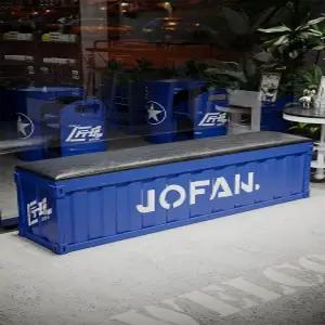 컨테이너 벤치 인더스트리얼 스타일 소파 의자 카페 휴게실 헬스장 인테리어 긴의자 스툴