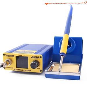 모바일 폰 수리 기술자용 T12 프로 납땜 스테이션 지능형 정전기 방지 디지털 가열 핸들 포함 인두팁
